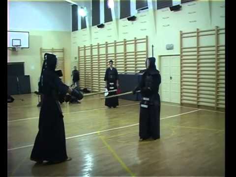 Warsaw Kendo League 2011 - October - Final - Piotrowski (aka) vs. Wierzbowski (shiro)