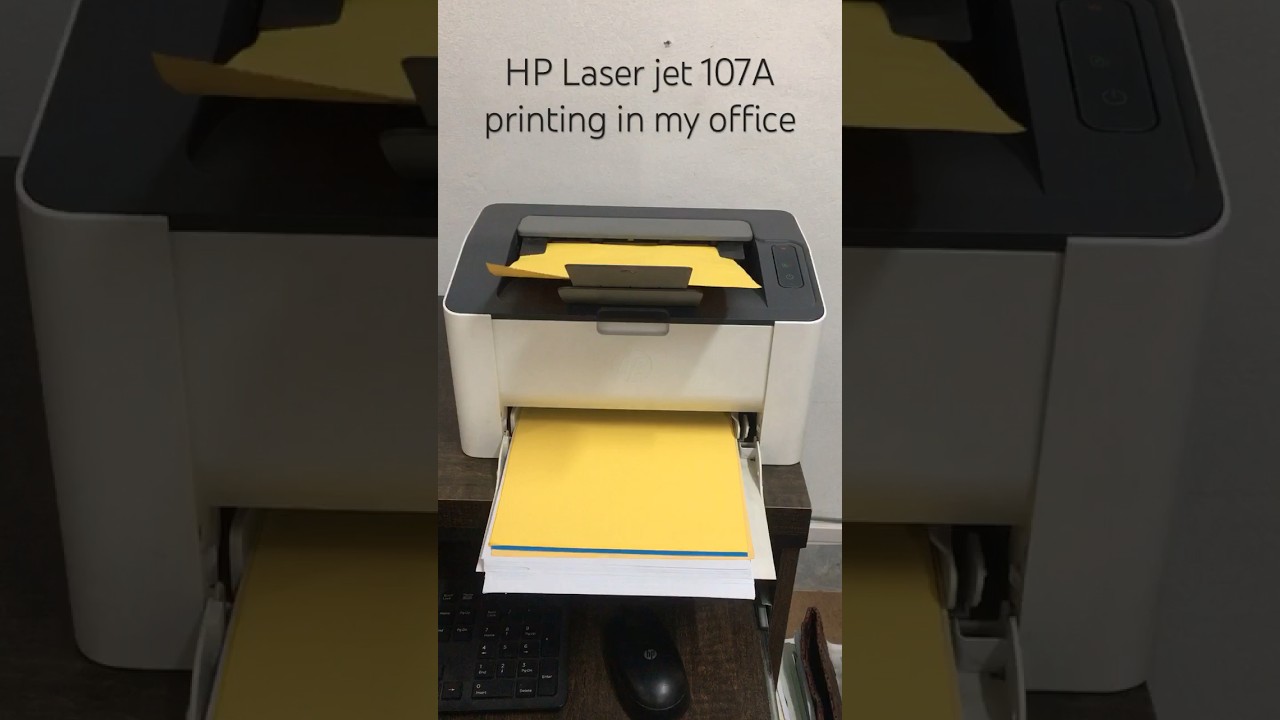 HP Laser jet 207A printing in my office.