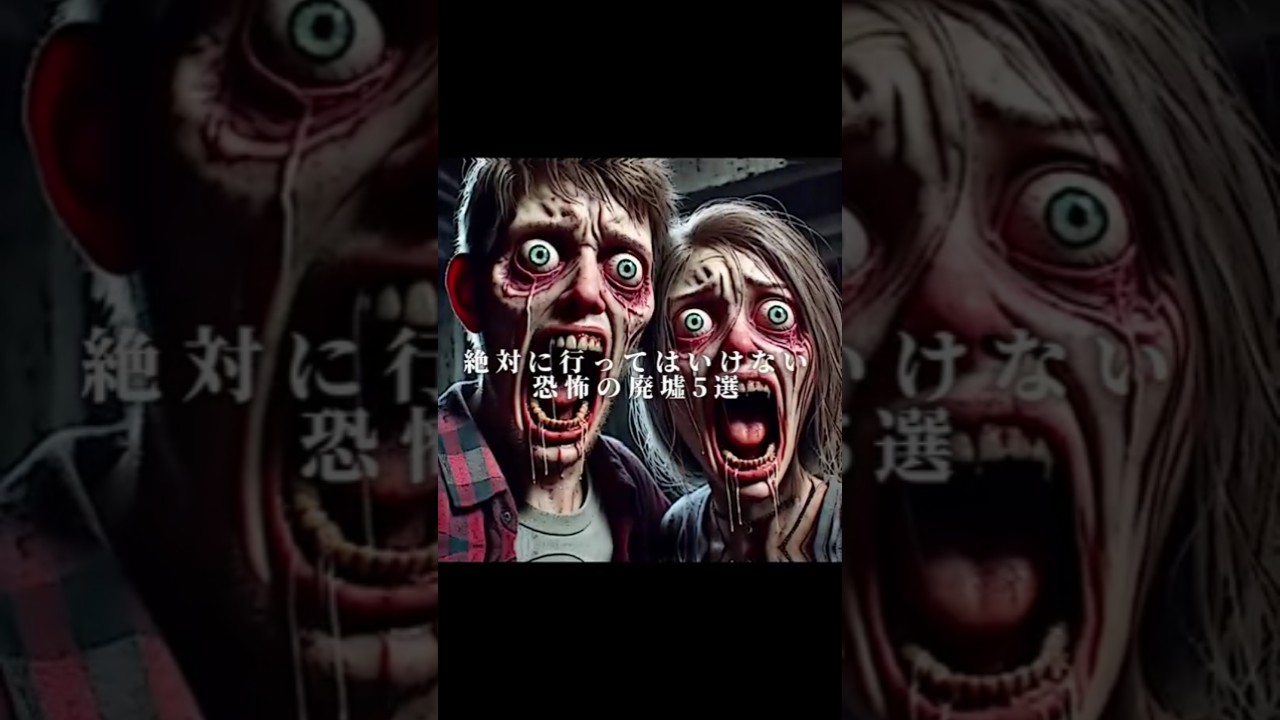 絶対に行ってはいけない恐怖の廃墟5選 #都市伝説 #オカルト #雑学