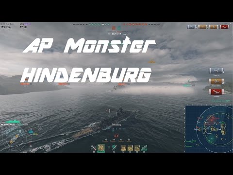 World of Warships: The AP Monster - Hindenburg Commentary [144k damage in 9min30s]