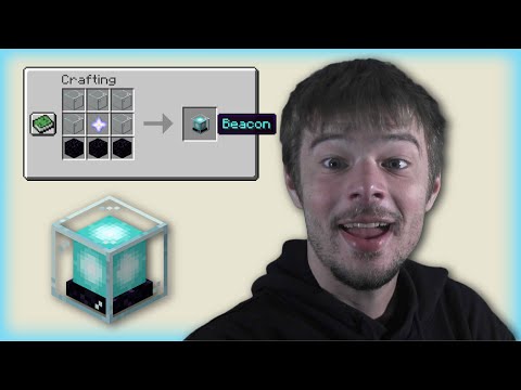 Unbelievable! Crafting Minecraft Beacon in Seconds