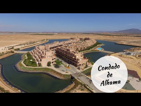 Drone flight over the Condado de Alhama Golf Resort 