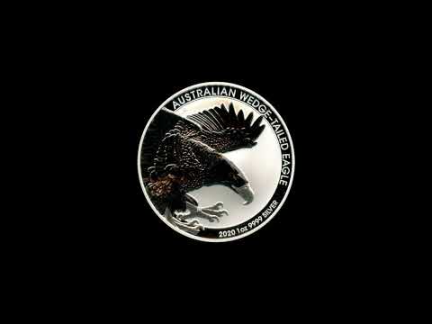 1 oz Silbermünze Australian Wedge Tailed Eagle - 2020 Video - 1 oz Silbermünze Australian Wedge Tailed Eagle - 2020