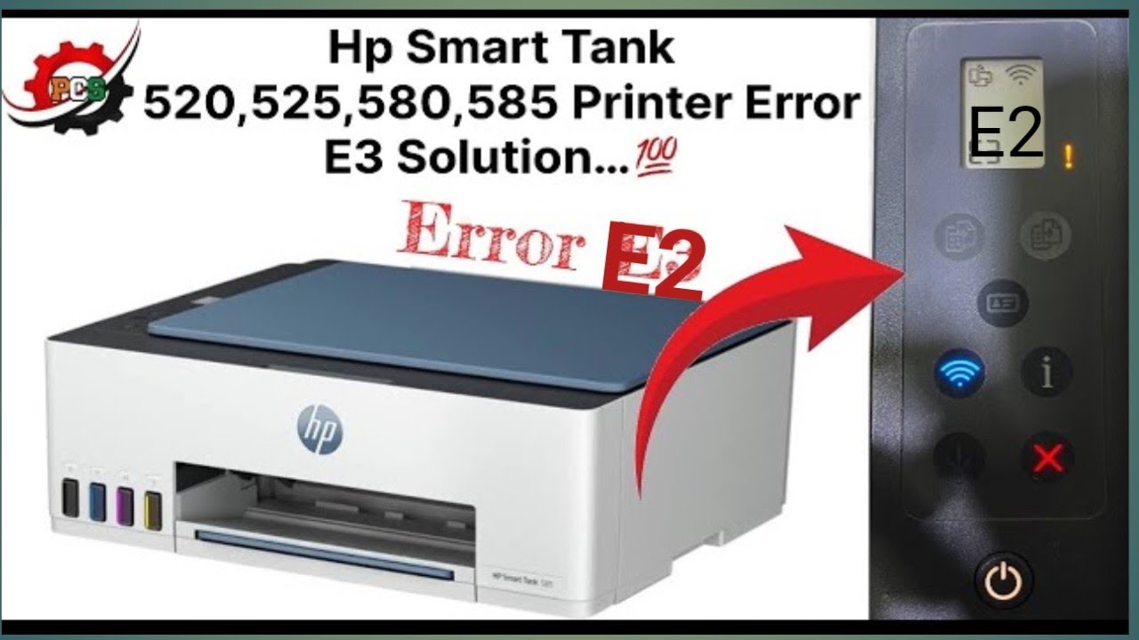 How to fix HP printer error code E2 || HP printer error mode || hp printer 858 sarvice || hp 858