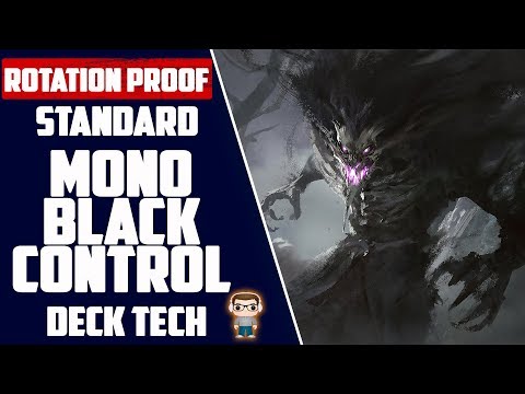 MONO BLACK CONTROL Deck Tech - ROTATION PROOF - M19 Standard (MTG) Video