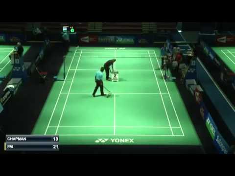 SF - WS - Yu Po PAI vs Fontaine Mica CHAPMAN - 2014 Yonex Dutch Open (Sports)
