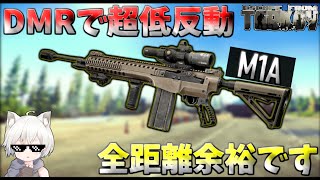 【タルコフ】今期最強の弾を超低反動で撃てる！全距離対応のM1Aのおすすめカスタム紹介!!【EFT】