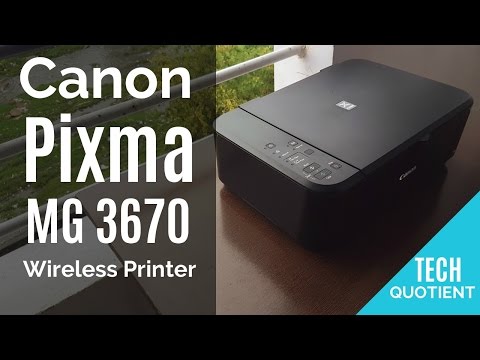 Review on canon pixma mg3670 wireless all in one printer