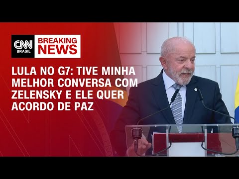 Lula diz no G7 que Zelensky quer acordo de paz com a Rússia | BASTIDORES CNN