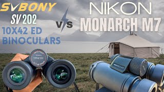 Nikon MONARCH M7 10X30 vs. SVBONY SV202 Upgraded ED 10X42 verrekijker [BEKIJK DIT VOORDAT U KOOPT!]