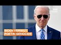 Biden verwijt Poetin genocide: 'Die term is door de politiek gekaapt'