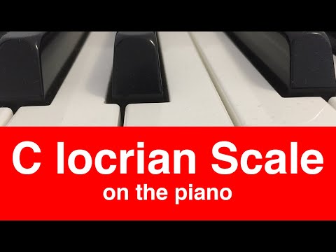 C Locrian Scale | Piano And Music Theory Tutorial✨