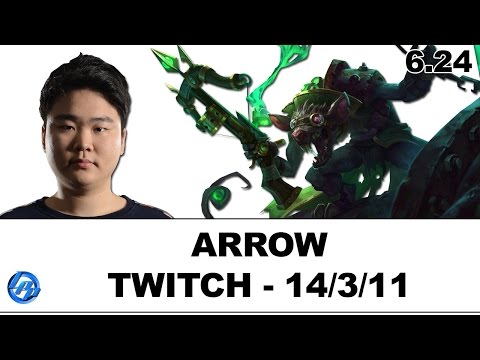 Arrow - Twitch vs. Ezreal - Patch 6.24
