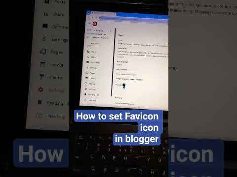 How to Set Favicon Icon in Blogger | Blogger Favicon Setup Tutorial (2025)