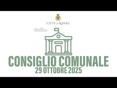 Consiglio Comunale ordinario del 29 ottobre 2025