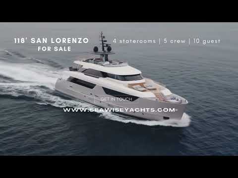 Explore the 118' San Lorenzo Yacht for Sale | Seawise Yachts