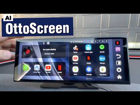 11.4” Screen Ottocast Ottoscreen AI Review — Gemini AI, Wireless CarPlay, Android 15 & 1080P Camera