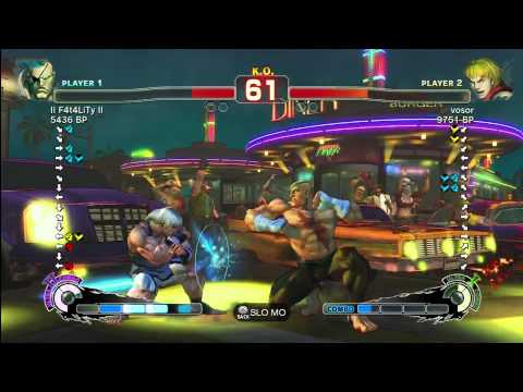 SSF4 [SA] Il F4t4LITy Il vs vosor [Ken] Trash MSG after the match LOL