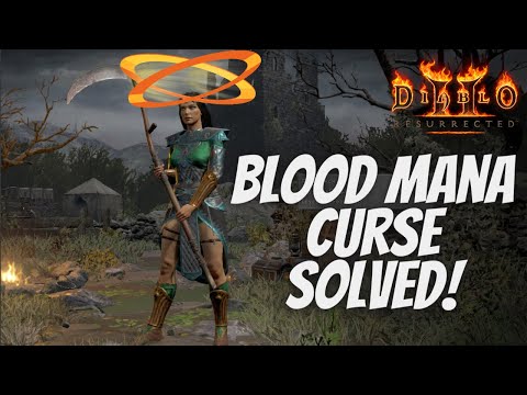 Level 99 ES Nova Sorceress META BUILD - BLOOD MANA CURSE SOLVED - Diablo 2 Resurrected