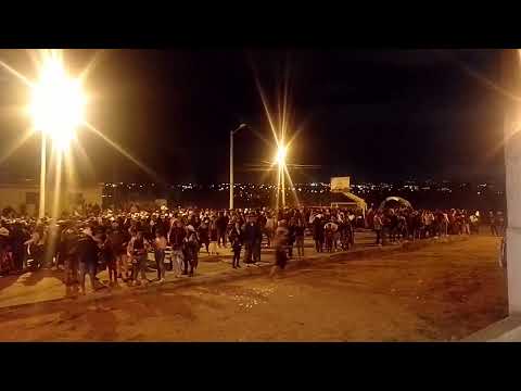 Disfrutando el Carnaval de Totoras, en Ambato, provincia de Tungurahua... 