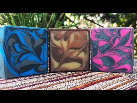 Triple batches of cold process Beer Soaps