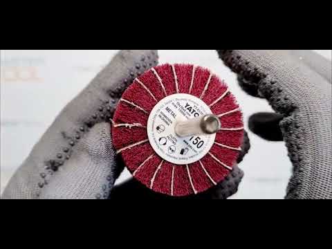 Круг лепестковый шлифовальный 50x30 мм К150, шпиндель 6 мм YATO YT-83392 Круг лепестковый шлифовальный 50x30 мм К150, шпиндель 6 мм YATO YT-83392