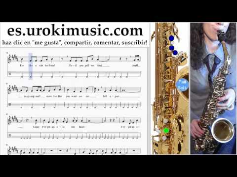 Como Tocar Saxofon tenor Sia Elastic Heart Parte#2 Clases Notas Musicales Tutorial Tablatura