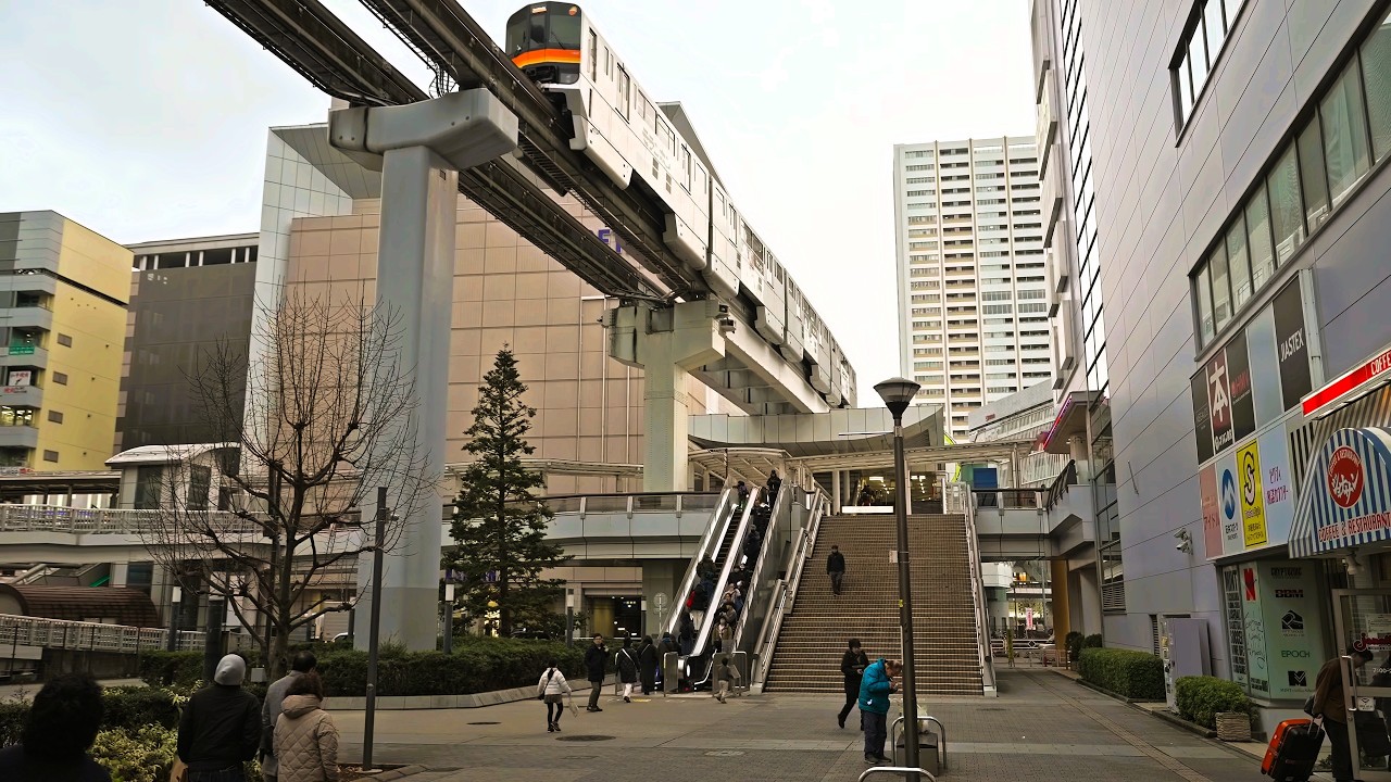 Tokyo Tachikawa evening to night walk