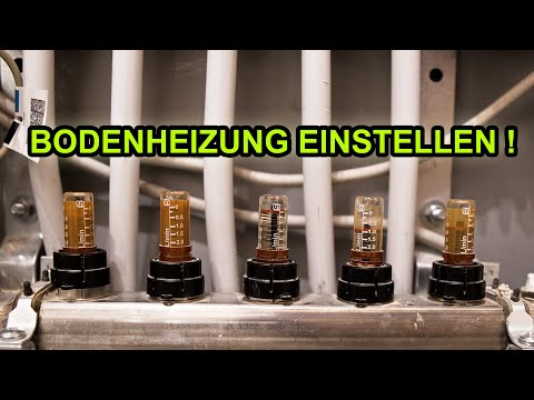 Adjusting underfloor heating and regulating flow | TUTORIAL | FACTOREM