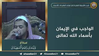 صورة الواجب في الإيمان بأسماء الله تعالى