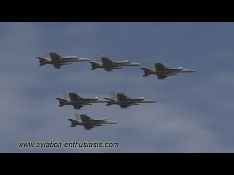 2012 Naval Air Station Oceana Air Show Fleet flyby (Sunday)