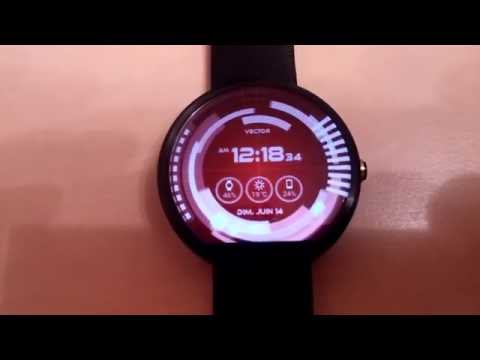 Vector GUI Watch Face Video