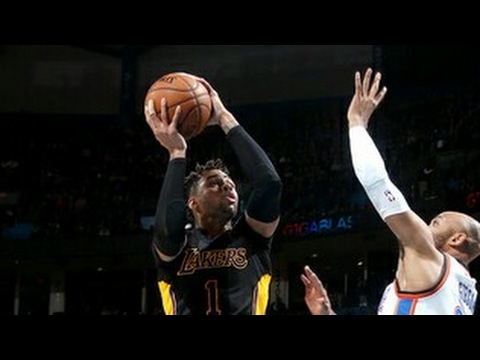 D'Angelo Russell at Thunder (24/02/2017) - 29 Pts, 6 Assists, 4 Steals!