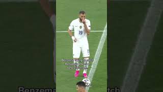 Ronaldo and Benzema before the match