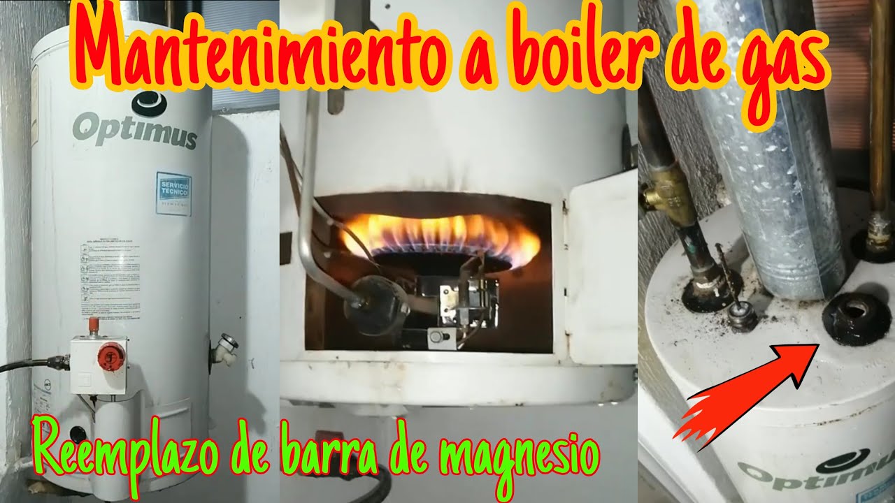 Watch Mantenimiento a boiler de gas (calentador de gas). Reemplazo de barra de magnesio (ánodo d magnesio) Now Mantenimiento a boiler de gas (calentador de gas). Reemplazo de barra de magnesio (ánodo d magnesio)