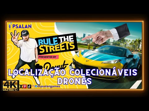 🏆The Crew Motorfest - Localização Colecionáveis da Playlist Rule The Streets - Drones