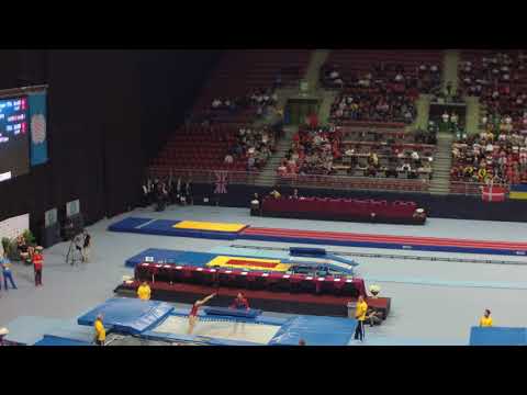 ZHONG Xingping Semi Final Trampoline World Championships 2017