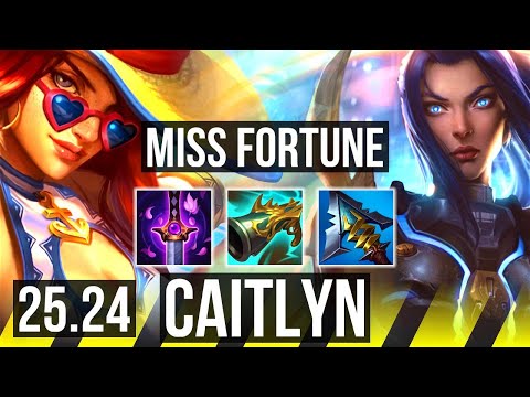 MISS FORTUNE & Leona vs CAITLYN & Morgana (ADC) | 6k gold comeback | KR Diamond | 25.24