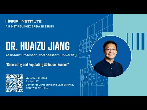 AIR Distinguished Speaker Dr. Huaizu Jiang - YouTube