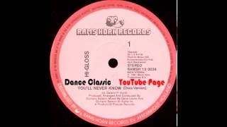 Hi Gloss - You&#39;ll Never Know (Disco Version)