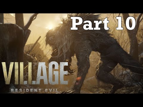 RESIDENT EVIL 8 VILLAGE Walkthrough Gameplay Part 10 - WEREWOLF LIKE CREATURE (PlayStation 5)