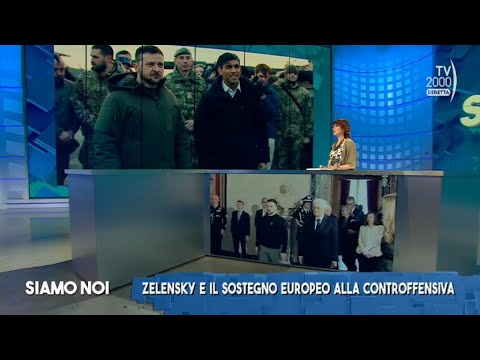 Siamo Noi (Tv2000), 15 maggio 2023 - Volodymyr Zelensky arriva in Italia