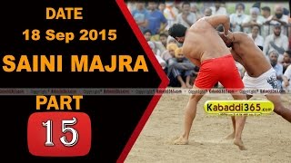 (13) Saini Majra (Mohali) Kabaddi Touranament 18 Sep 2015