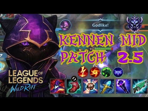 Kennen MID in Patch 2.5 | BUFF KENNEN WILD RIFT | Zeironn