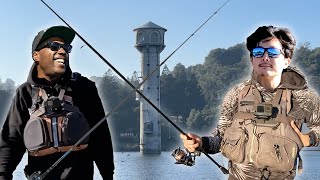 Fishing Popular East Bay Reservoir on blustery day