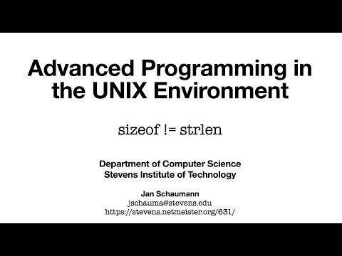 Advanced Programming in the UNIX Environment: Tool Tip: sizeof != strlen