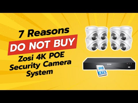ZOSI 4K PoE Security Camera System | 7 Reasons NOT to Buy! 🚫