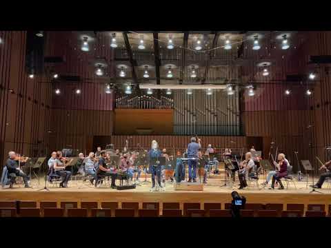 Gustav Mahler IV Symfonia D-dur, wyk. Sarah Traubel sopran, OSFŁ dyr. Paweł Przytocki - próba