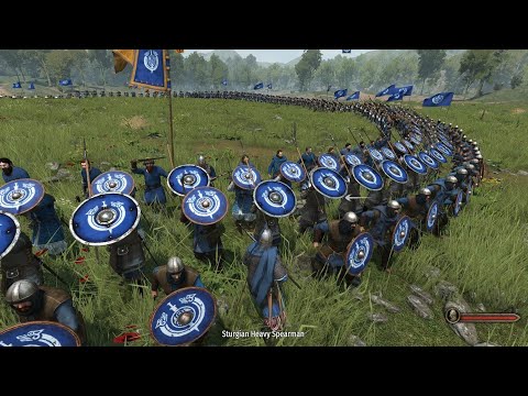 Sturgian Shield Wall vs Beni Zilal Cavalry Charge | Mount & Blade II - Bannerlord