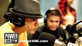 Justin Bieber Exclusive Rap  ( Power 106Fm )